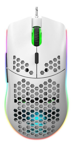 Mouse gamer de juego Hxsj  J900 blanco