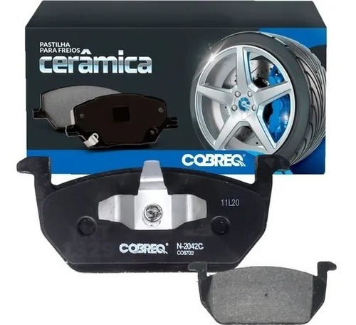 Kit De Pastilha Diant + Tras T Cross 1.0 / 1.4 2022 Cerâmica