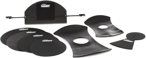 Set De Sordinas Evans 22-12-13-14-16 Hi Hat Y Platillos Color Negro