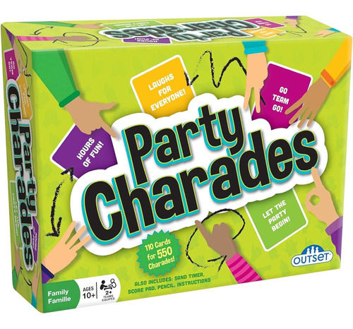 Party Charades Game Contiene 550 Charadas Gran Juego Familia