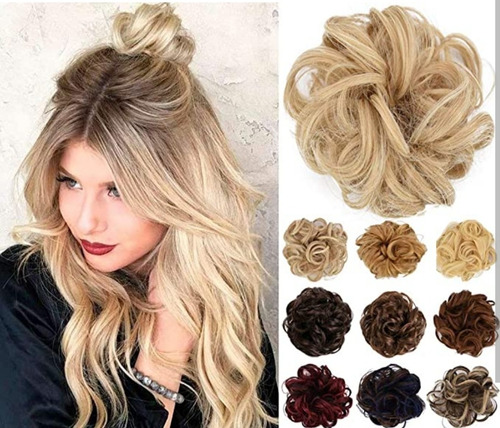 Moñeras Postizos Aplique Para Cabello 