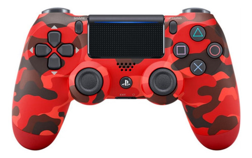 Joystick Ps4 Dualshock 4 Inalámbrico Original Rojo Camuflado