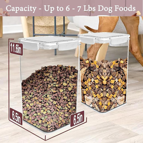 Contenedor De Almacenamiento De Comida Para Perros De 6 Libr