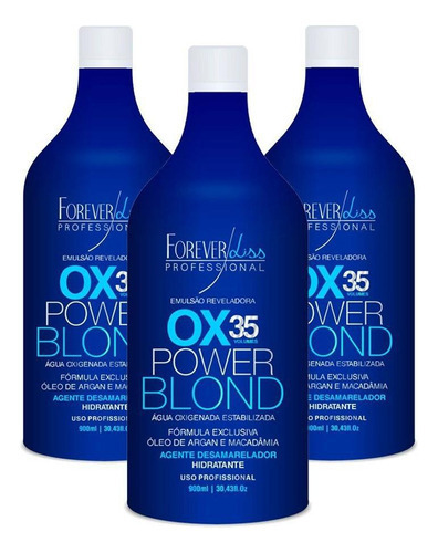  Forever Liss 3 Power Blond Ox 35 Volumes 900ml