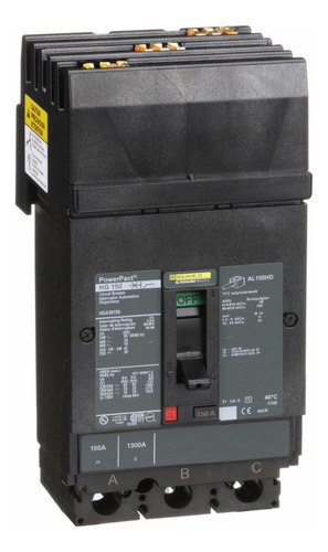 Interruptor Square D Powerpact Hga36150 3p 18ka A 600v