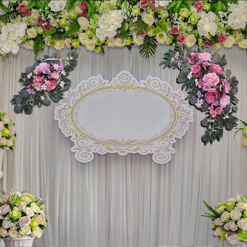 Guirnalda De Arco De Boda Decoración De Pared De Fondo De