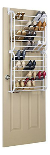 Organizador De Zapatos Para Puerta - 24 Pares (blanco)