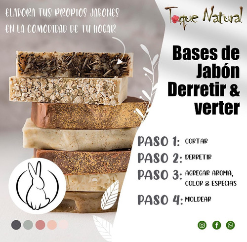 Base Para Jabón Glicerina Blanca 1 Kilo