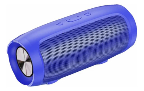 Mini Caixa De Som 2+ Bluetooth Pen Drive Sd Portatil - 18cm Cor Azul 5v
