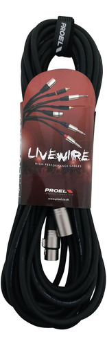 Proel Lw-mc250lu10 Cable De Microfono 10 Metros Xlr