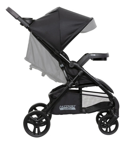 Carrinho de passeio Baby Trend Passport Cargo Cor Fieldstone Cinza Preto Chassi