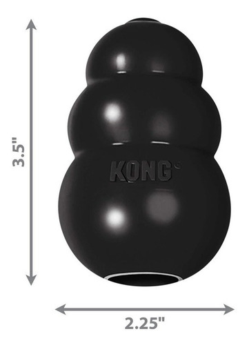 Kong Classic Extreme M - Perro - Ultra Resistente Rellenable