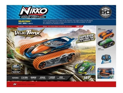 Imagen 6 de 8 de Nikko Vehiculo Radio Control Velocitrax 360º Recargable Ed