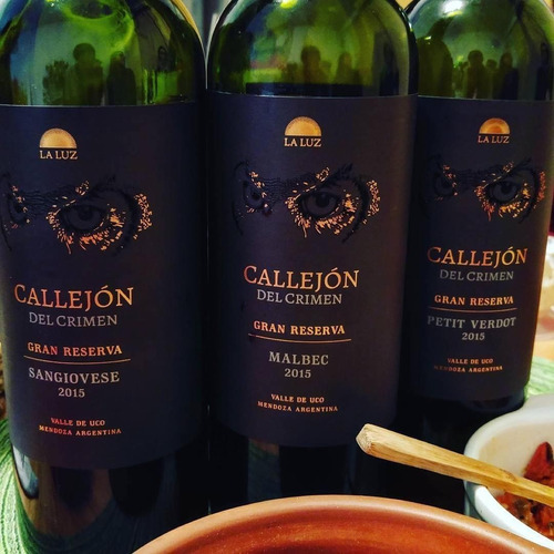 Imagen 4 de 10 de Vino Callejón Del Crimen Gran Res. Petit Verdot 6 X 750ml.