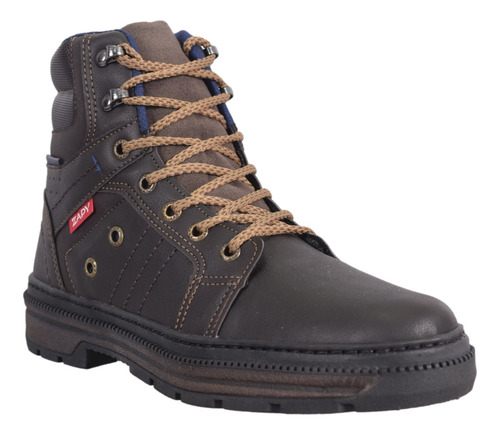 Borcego Bota Hombre Zapy 7247 Trabajo Cómodos Súper Livianos