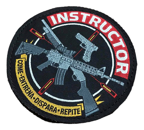 Parche Insignia Bordado Sog Team Instructor Velcro Calidad