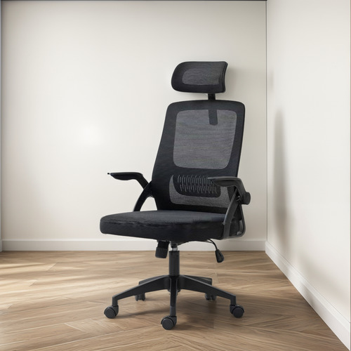 Silla De Oficina Ergonomica Negra 24 Hrs - Be Design Negro Negro