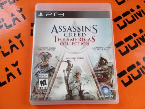 Assassins Creed America Collection Ps3 Físico Envío Dom Play