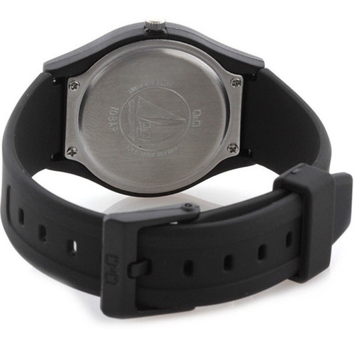 Relógio Infantil Masculino Preto Q&q Prova D'água Silicone