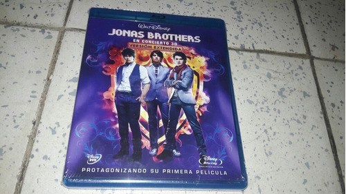 Jonas Brothers En Concierto 3d Version Extendida En Bluray 