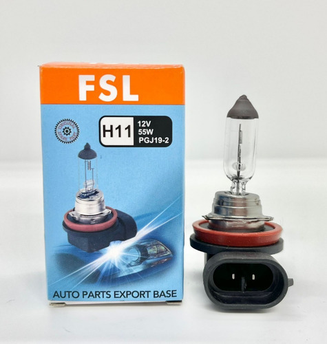 Pack X3 Ampolleta H11 12v/55w Halógena Para Auto Fsl
