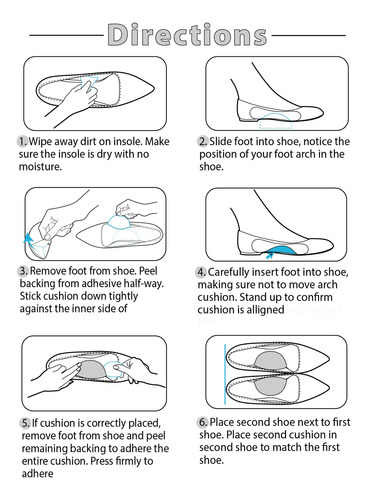 Footmatters Arco Apoyo Cojines Prevenir Dolor De Pies