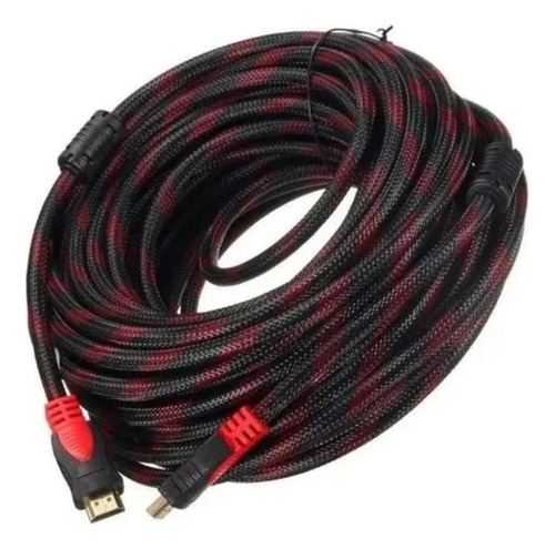 Cable Hdmi 20 Metros Doble Filtro / Mallado 4k