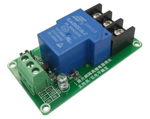 Modulo Rele De Potencia 30a 1 Canal 5v Con Optoacoplador