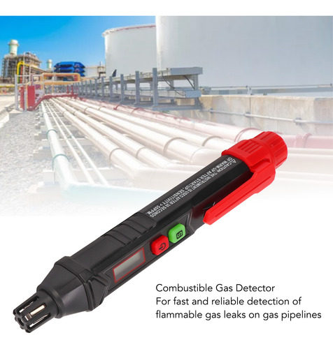 Detector Fugas De Gas Localización Alta Sensible Con Alarma