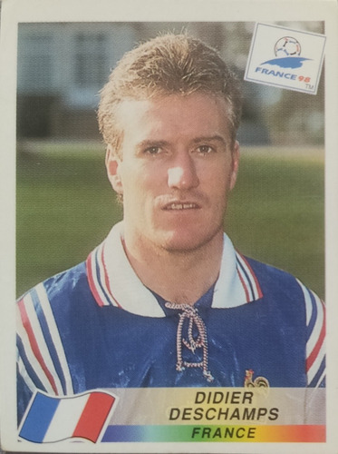 Figurita Selección Francia D. Deschamps Mundial Francia 1998