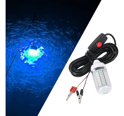 . Lámpara De Luz Subacuática Led Impermeable 12v Para Peces