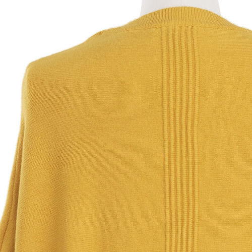 Imagen 7 de 8 de Poncho Capa Cerrado Tejido Fino Suave Estrech Boton Elegante