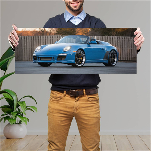 Cuadro 30x80cm Auto 2010 Porsche 911 Speedster U 630