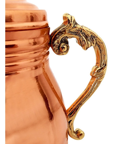 Jarra De Cobre Para Beber Água 750ml