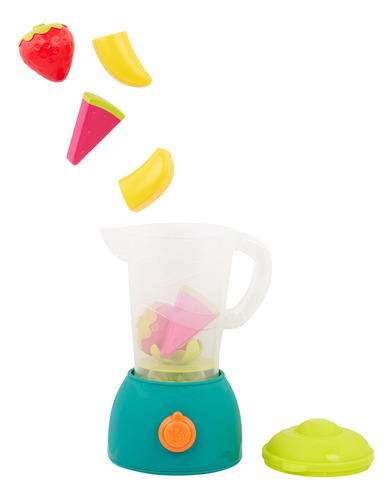 Juego Licuadora Infantil Con Frutas Velcro Battat