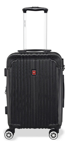 Maleta Royal Swiss® Andermatt Rígida Carry On Chica 20 Inch Color Negro