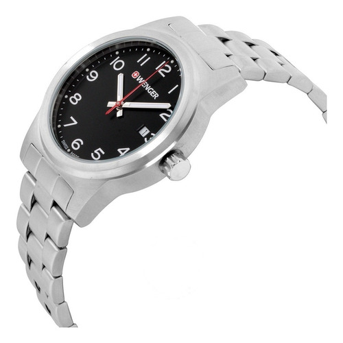 Imagen 2 de 8 de Reloj Wenger Field Correa De Acero