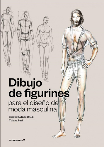 Libro Dibujo De Figurines Para El Diseño De Moda Masculina -