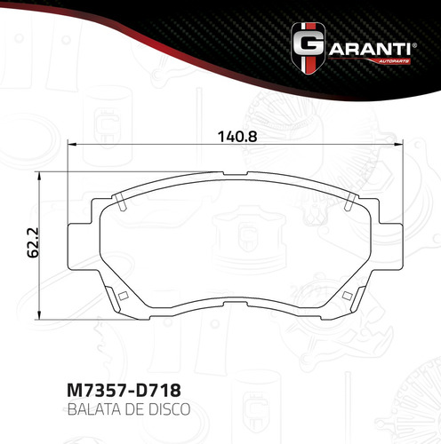 Balata Disco Del. Garanti Para Lexus Sc300 92-98 Ls400 90-92