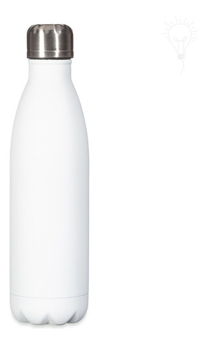 Garrafa Inox 750ml Gelada Cor Branco