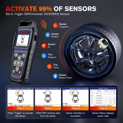 Herramienta De Programación Tpms Autel Maxitpms Ts501 Pro 20