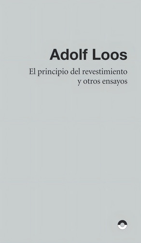 Los Principio Del Revestimiento Y Otros Ensayos, De Loos,adolf. Editorial Puente Editores En Español, 2024