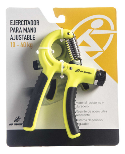 Ejercitador De Mano Pro Amazing Af-ejer-pro 1 Pza Amarillo