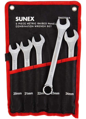 Sunex 9605ma De 5 Piezas Panel Elevado Combinación Mé...