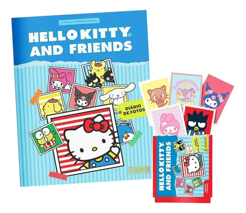 Panini Hello Kitty And Friends + 14 Sobres (70 Estampas)