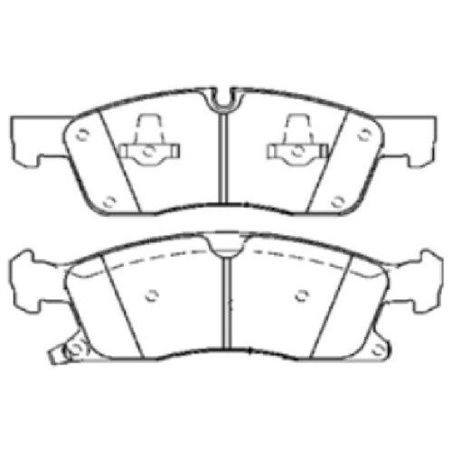 Balata Freno Disco P/ Jeep Grand Cherokee 11/12 3.6l V6 Flex