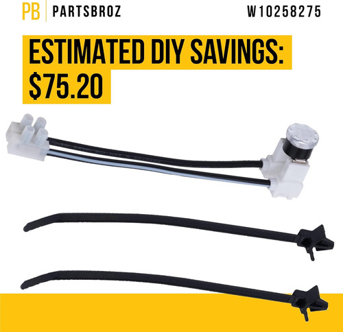 Lifetime W10258275 Fusible Térmico Bimetal Por Partsbroz - W