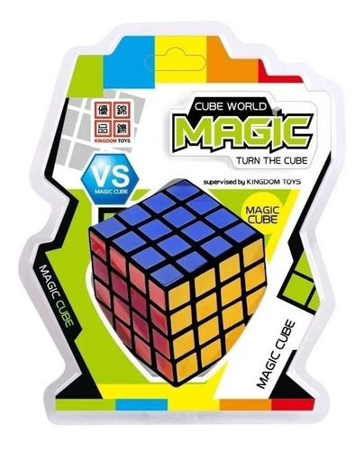 Cubo Magico Clasico 4x4 Cube Magic World Original Edu Full