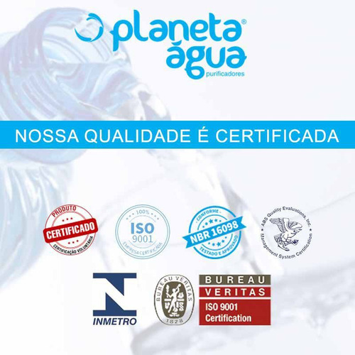 Kit 02 Refis Planeta Água Pro Life Compatível Com Everest*