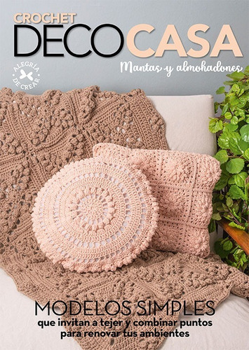 Revista Tejido Crochet Deco Casa Mantas Y Almohadones 